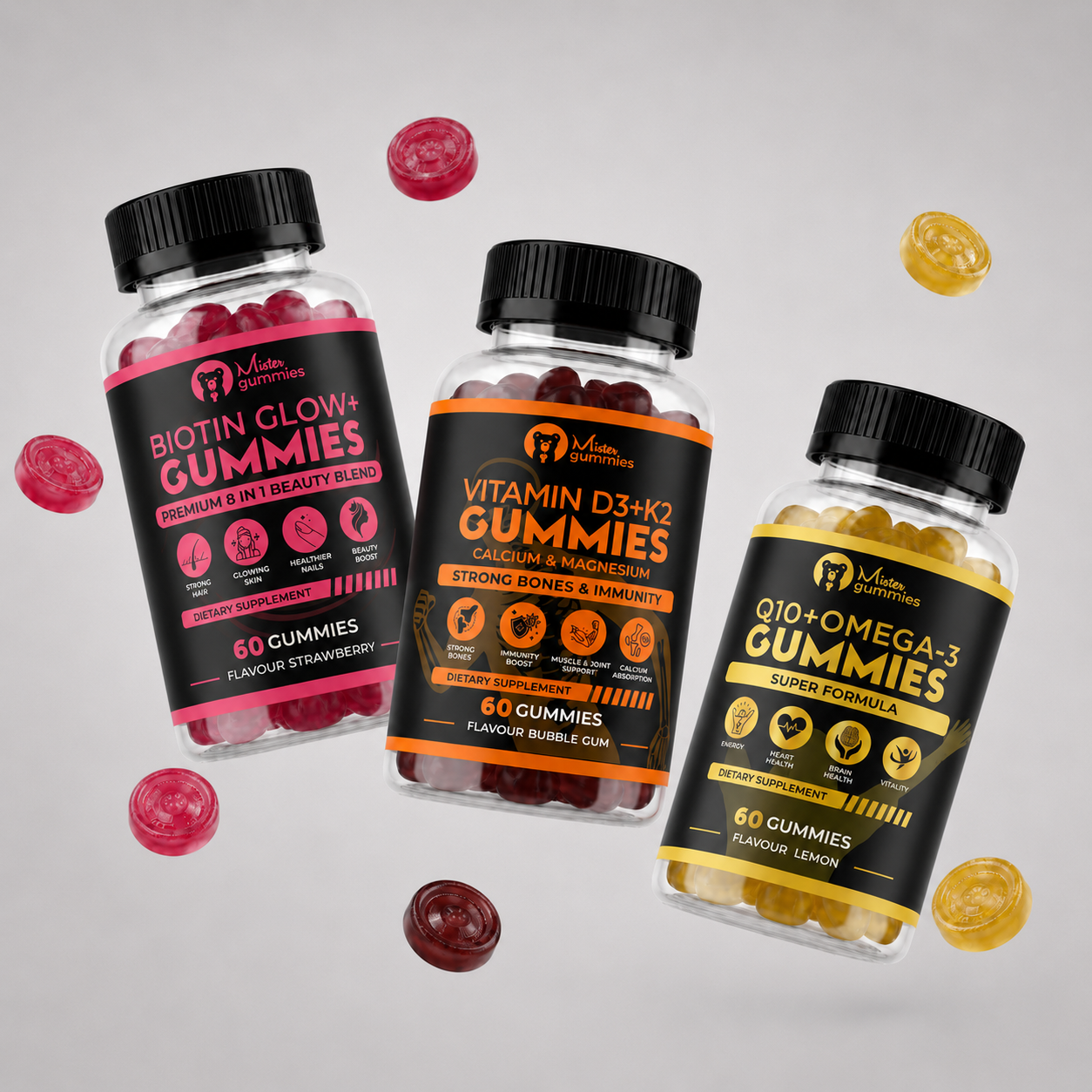 Total Wellness Trio (Q10, Biotin & Vitamin D3)