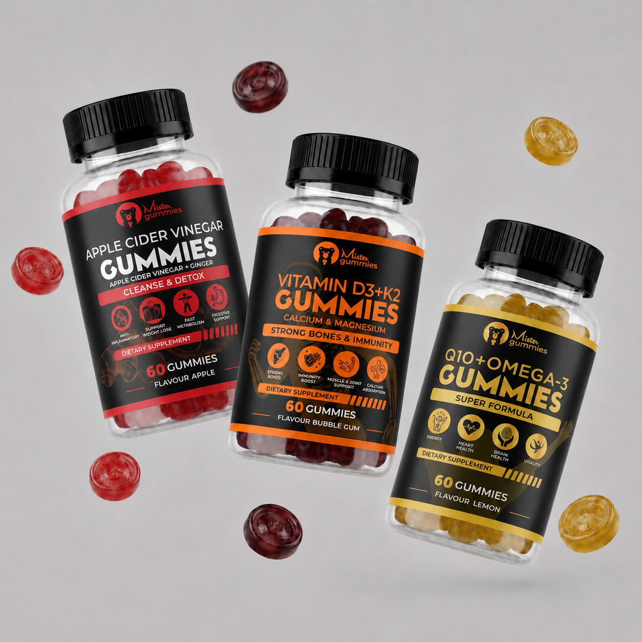 Boost bundle (Q10, ACV & Vitamin D3 Gummies)