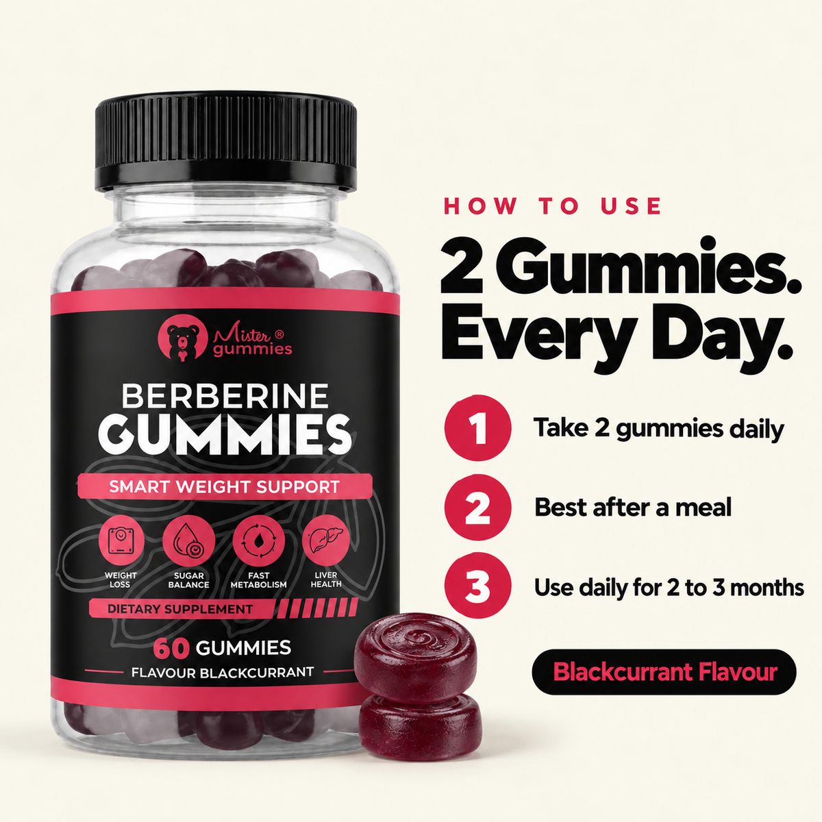 Berberine Gummies – Smart Weight Support