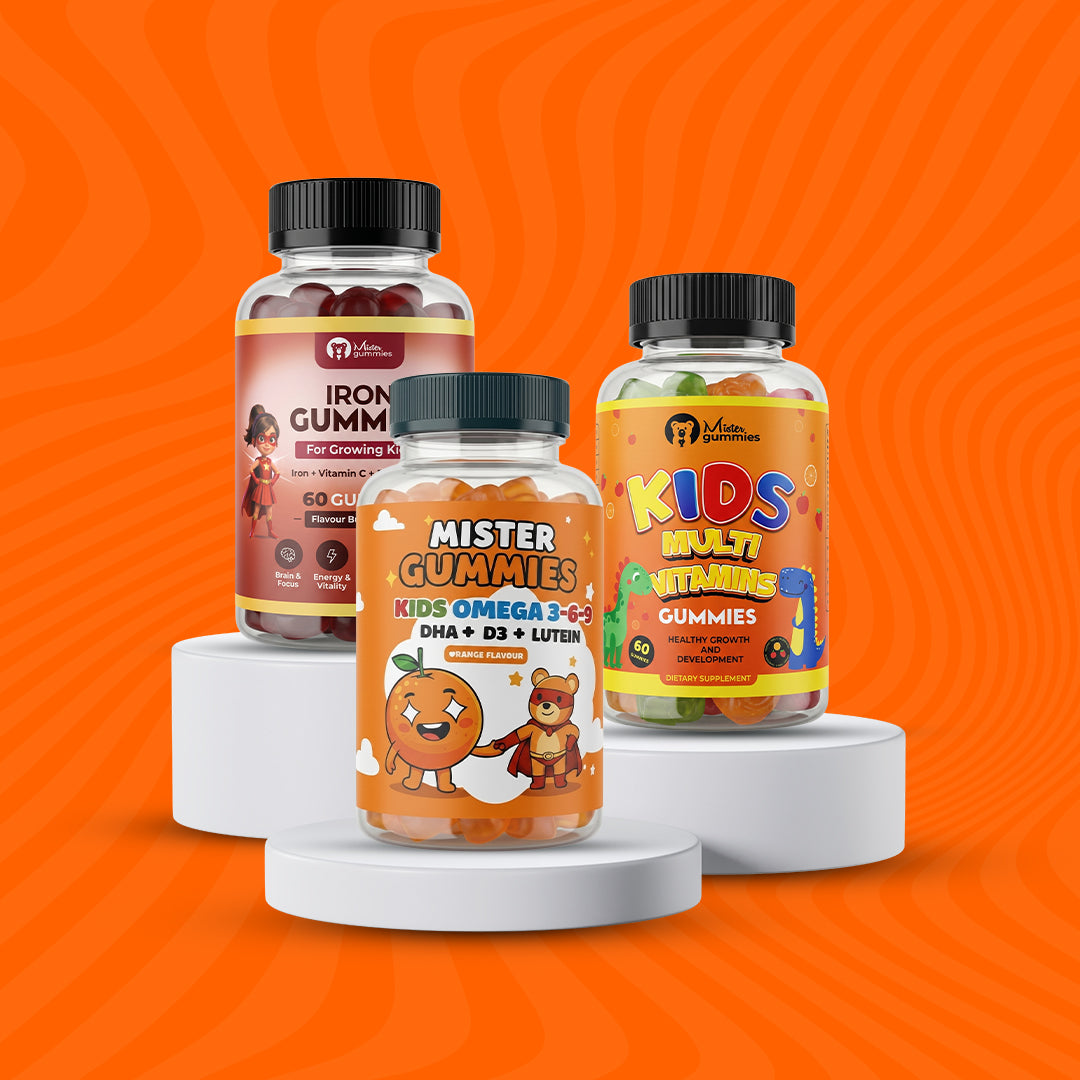 Kids Super Bundle (Kids Omega, kids Multi-Vitamins & Iron)