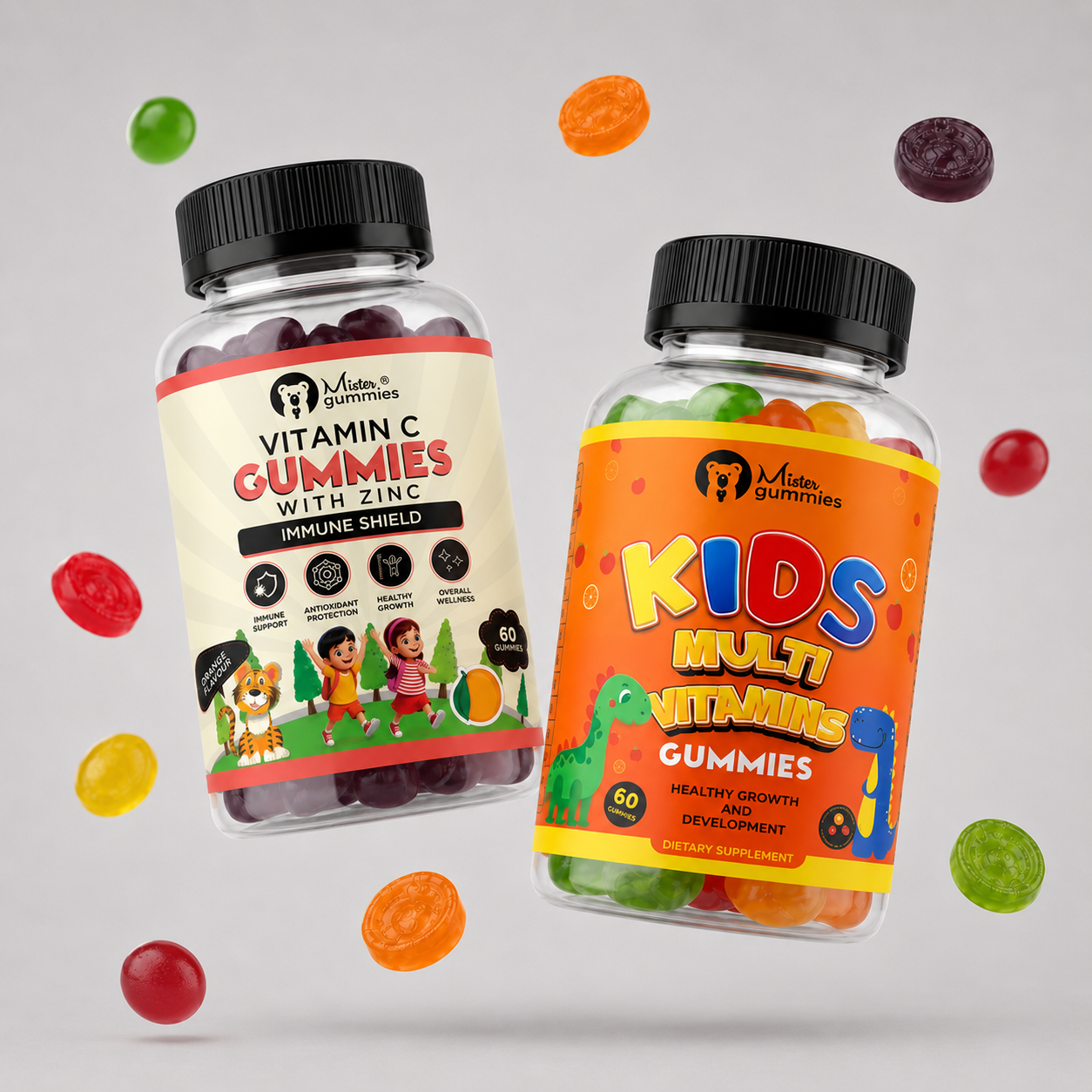 Kids Immunity Bundle (Kids Multi-Vitamins & Vitamin C)