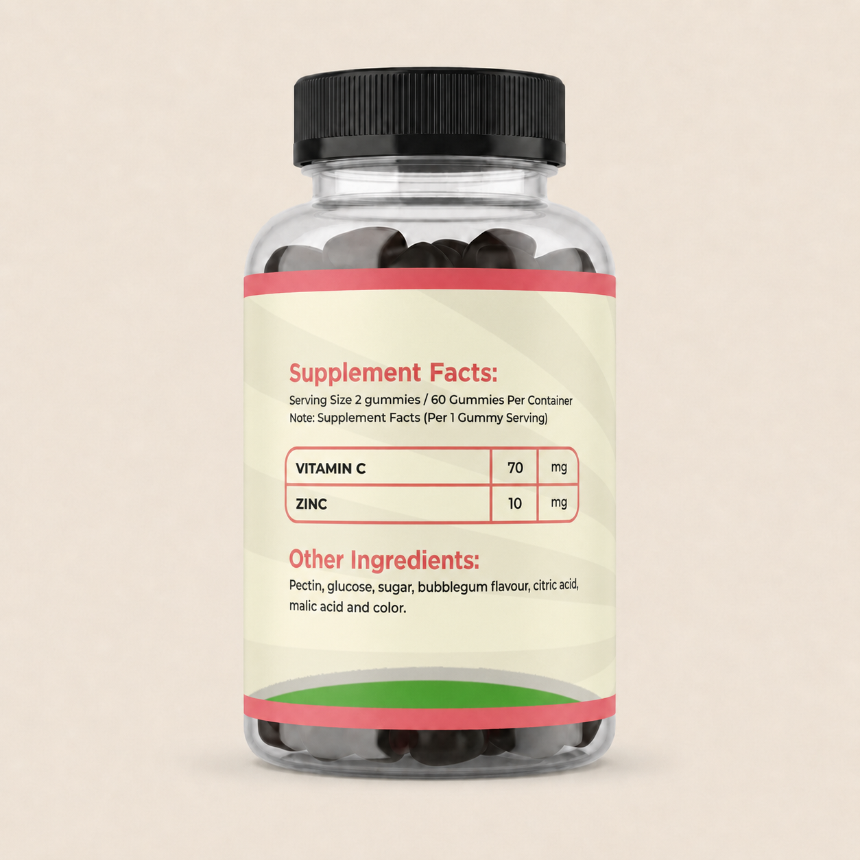 Kids Vitamin C & Zinc Gummies – Immune Shield