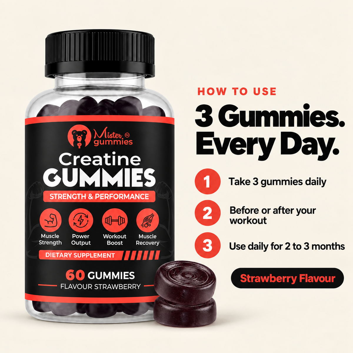 Creatine Gummies – Strength & Performance