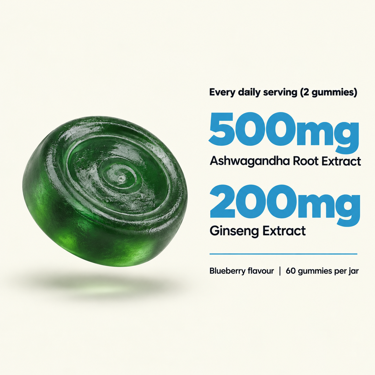 Ashwagandha Gummies with World's Best Ginseng