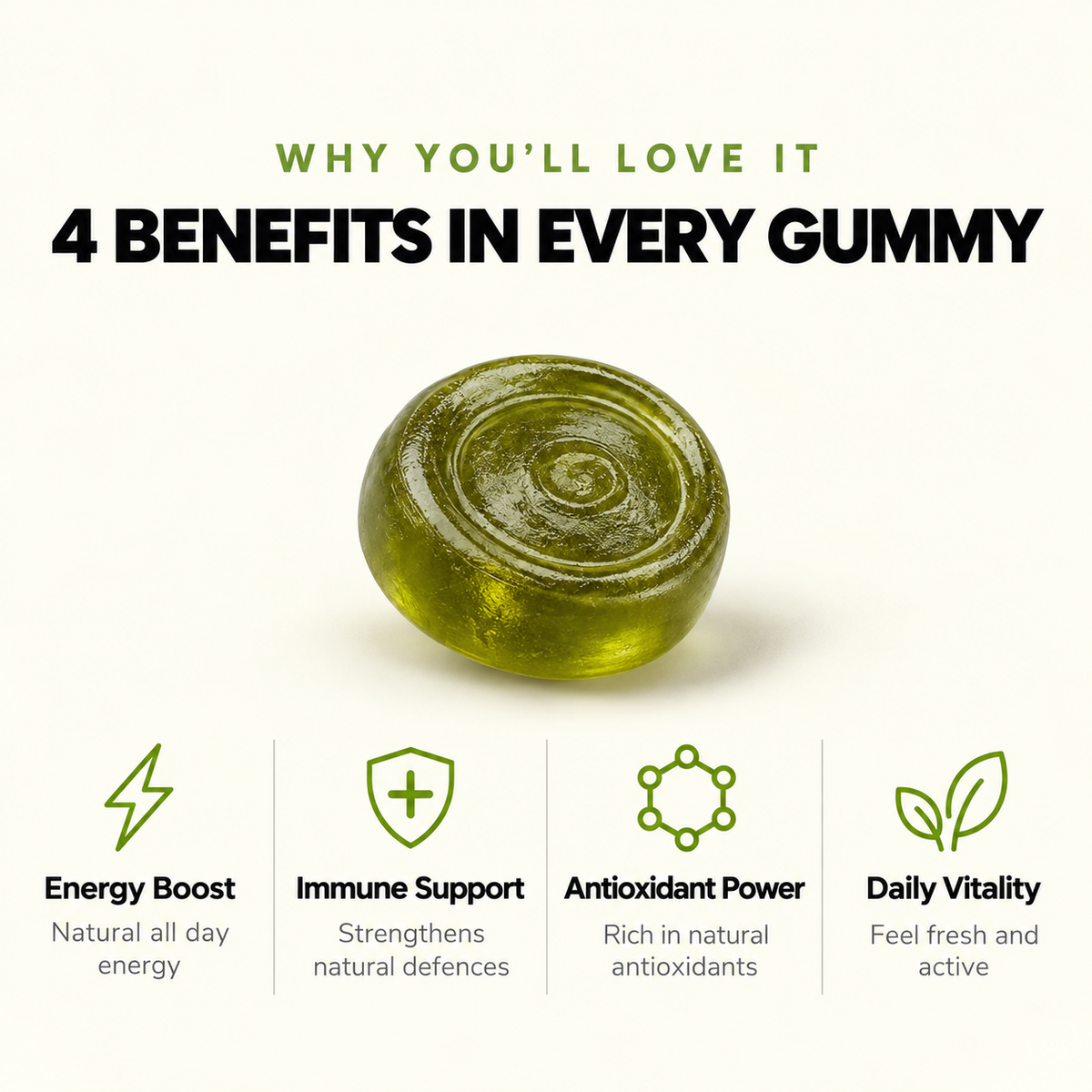 Moringa Gummies with 90+ Nutrients Superfood