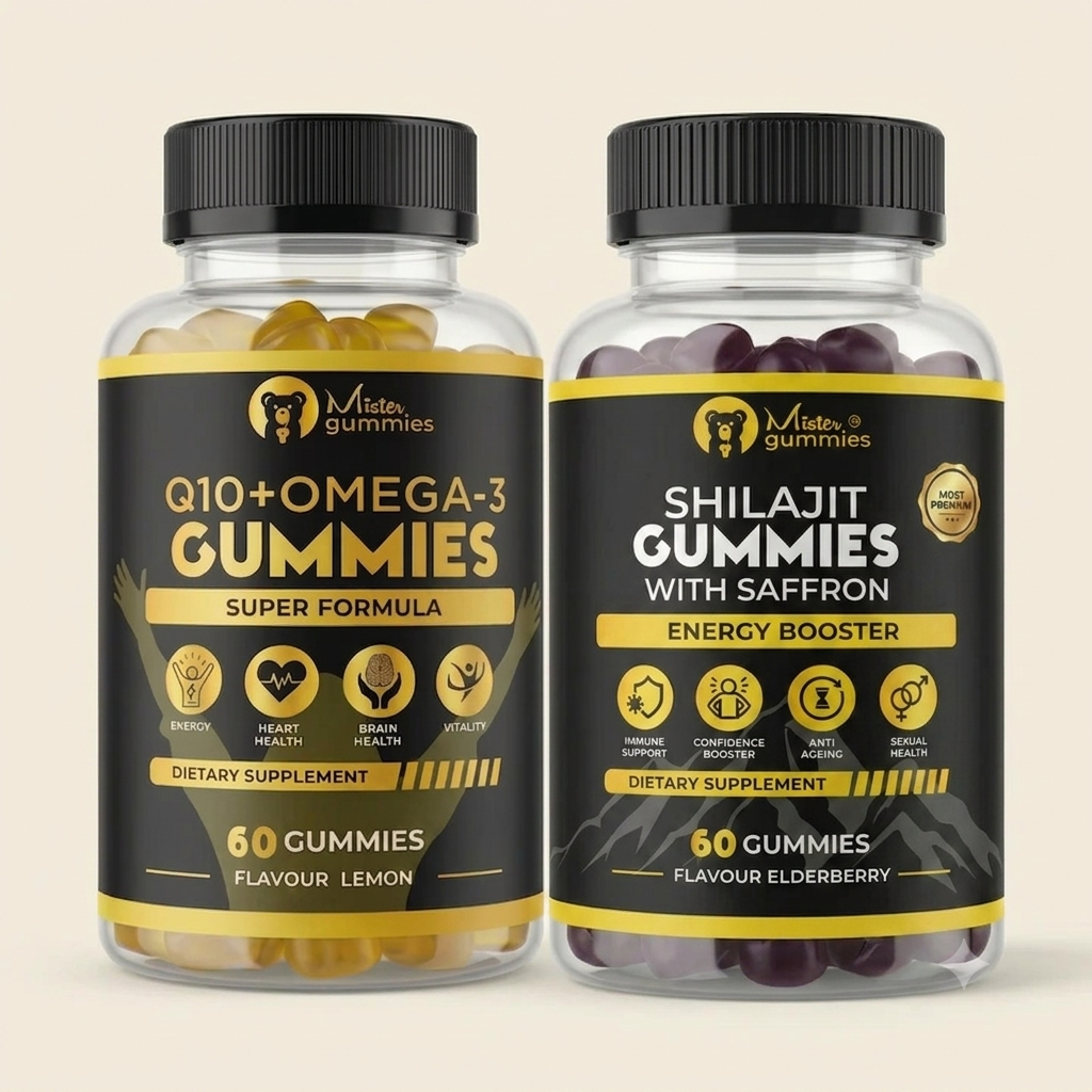 Power & Energy Duo (Q10 & Shilajit Gummies)