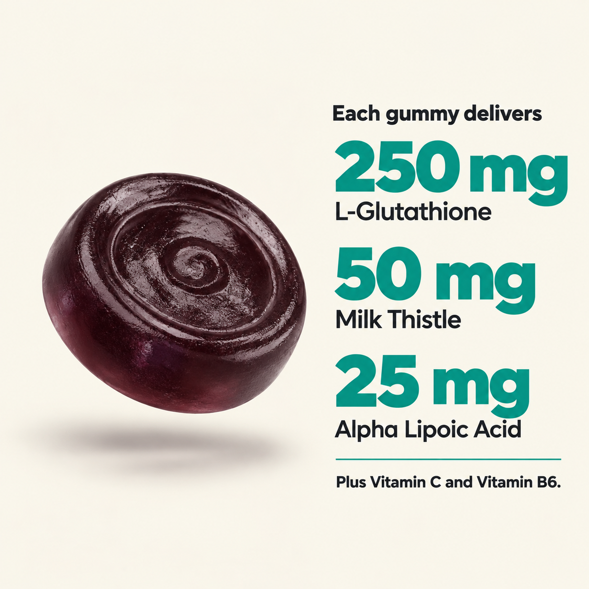 Glutathione Gummies for Skin Glow & Liver Detox
