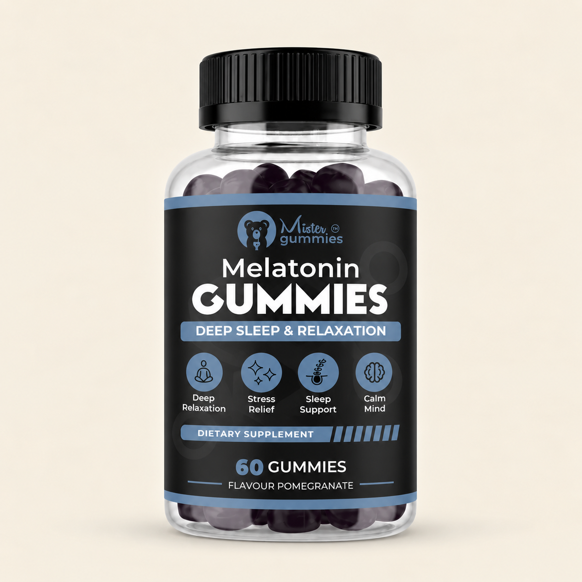 Melatonin Gummies for Deep Sleep & Relaxation
