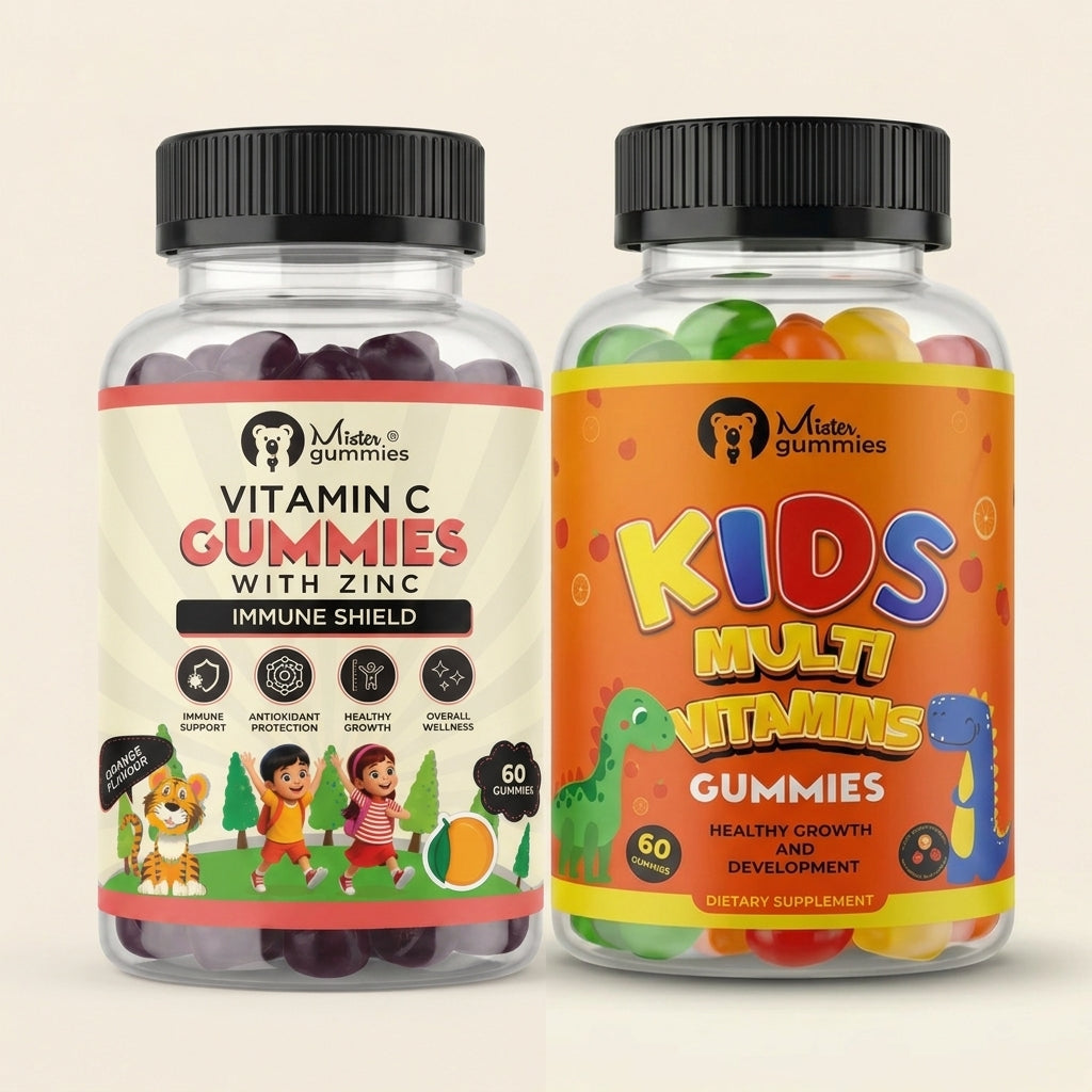 Kids Immunity Bundle (Kids Multi-Vitamins & Vitamin C)