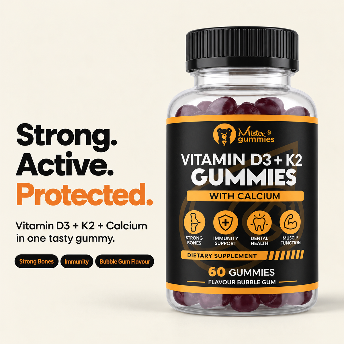 Vitamin C Gummies with Zinc – Daily Immunity Boost