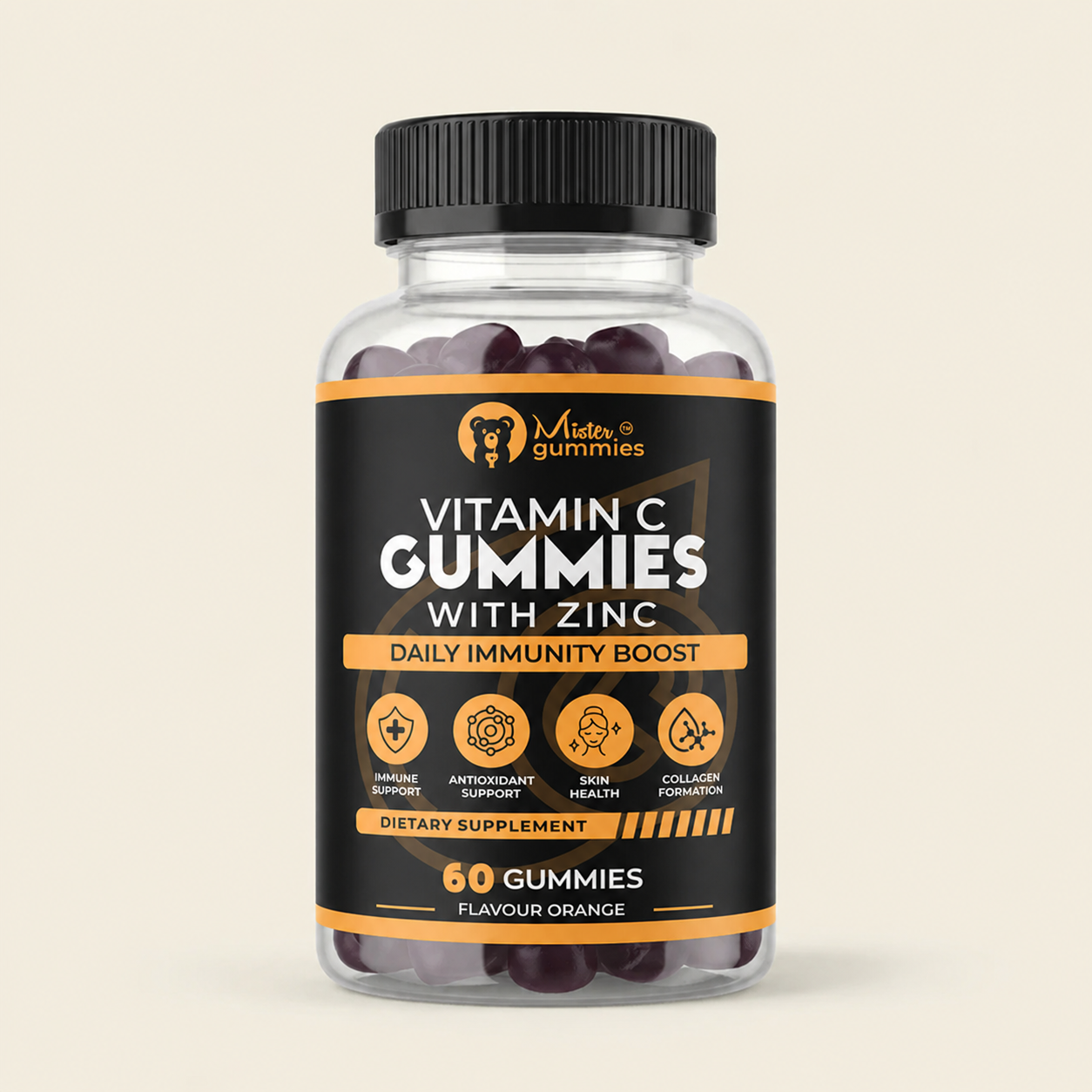 Vitamin C Gummies with Zinc – Daily Immunity Boost