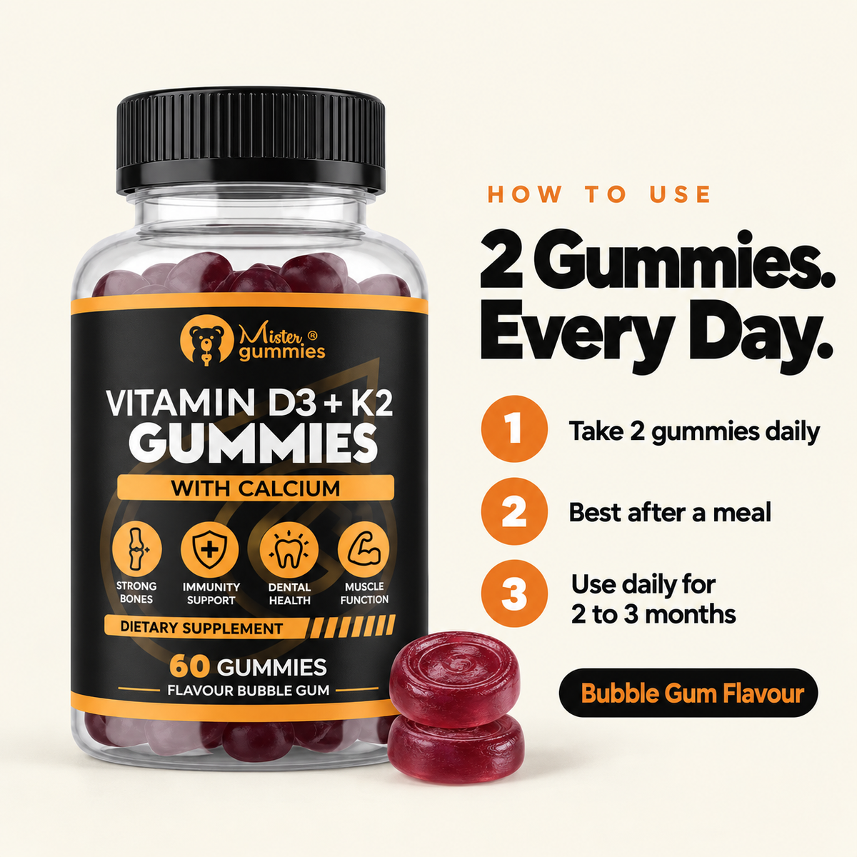 Vitamin C Gummies with Zinc – Daily Immunity Boost