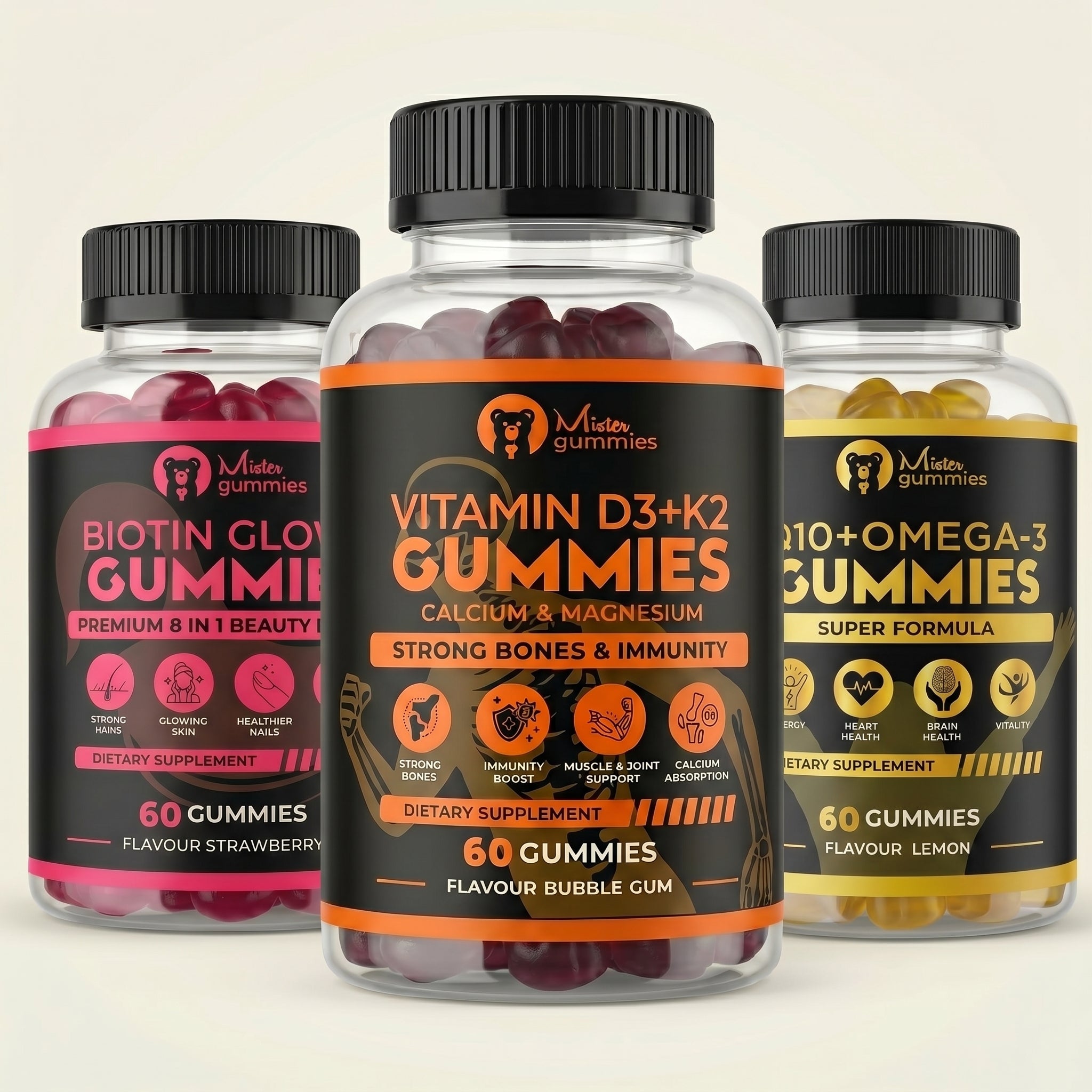 Total Wellness Trio (Q10, Biotin & Vitamin D3)