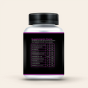 Mister Gummies Femwell Gummies bottle back label showing Supplements Facts: Vitamin C, Zinc, Myo Inositol, Vitamin E, Vitamin B6, Vitamin B9 (Folic Acid), Vitamin D3 (Cholecalciferol), Vitamin B12, D-Chiro Inositol, and Chromium.