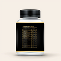 Mister Gummies Q10 Omega-3 Gummies bottle back label showing Supplements Facts: Coenzyme Q10, Magnesium, Omega 3 (EPA DHA), Beetroot Extract, Vitamin E, Vitamin B12, Zinc, Resveratrol, Vitamin D3, Vitamin K2.