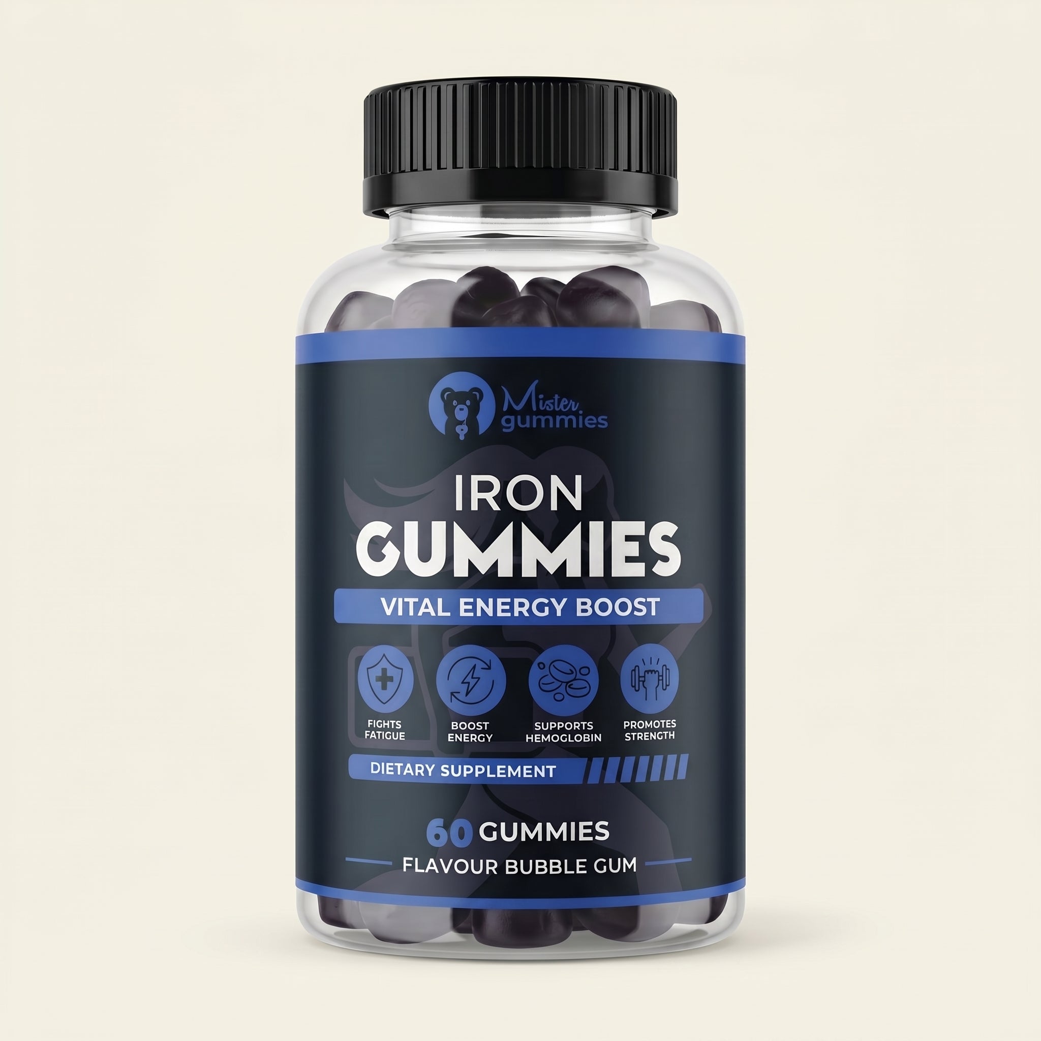 Iron Gummies with B-Complex, Zinc & Vitamin C