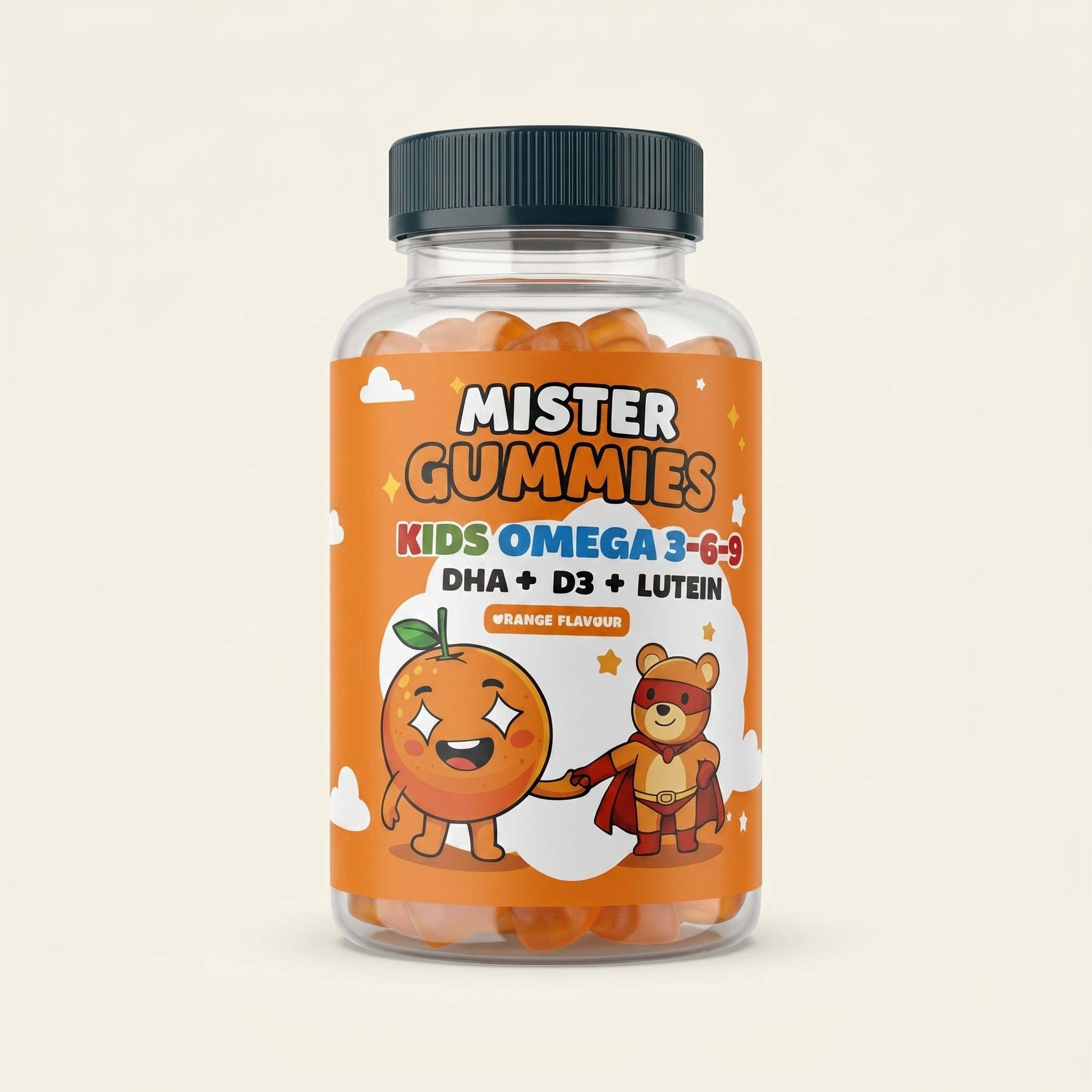 Kids Omega 3-6-9 Gummies – Brain, Eye & Growth Support
