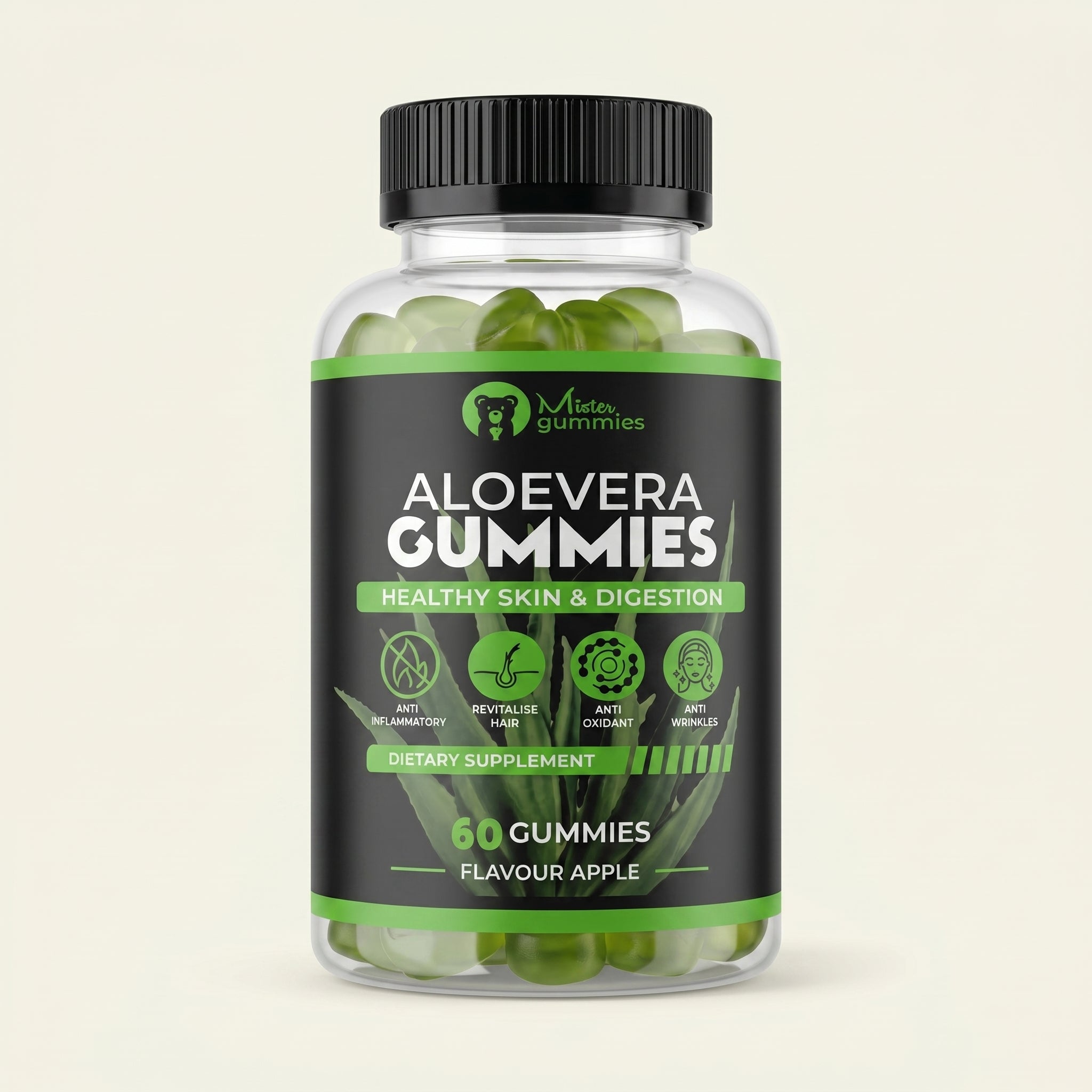 Aloevera Gummies (Skin, Hair & Immune Booster)