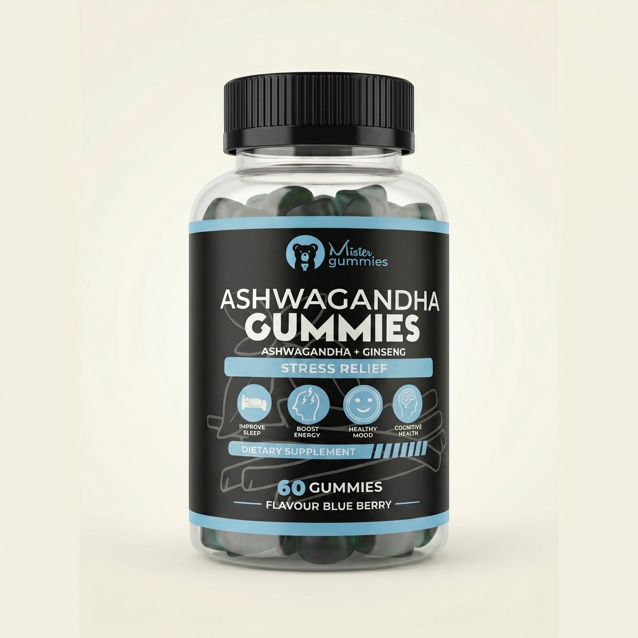 Ashwagandha Gummies with World's Best Ginseng